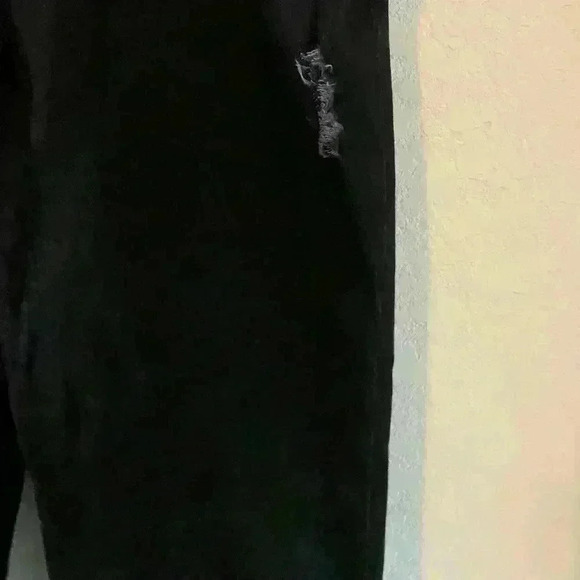 Spanx Vintage Distressed Pull On Tummy Shaping Skinny Jeans Vintage Black Size M - Picture 6 of 12
